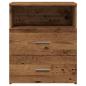 Preview: Nachttisch Altholz-Optik 50x32x60 cm Holzwerkstoff