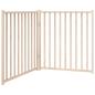 Preview: 2-tlg. Hundetor Faltbar 160 cm Massivholz Tanne