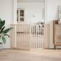 Preview: 2-tlg. Hundetor Faltbar 160 cm Massivholz Tanne