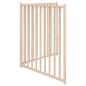 Preview: 2-tlg. Hundetor Faltbar 160 cm Massivholz Tanne