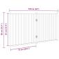 Preview: 2-tlg. Hundetor Faltbar 160 cm Massivholz Tanne