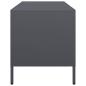 Preview: TV-Schrank Anthrazit 101,5x39x43,5 cm Kaltgewalzter Stahl