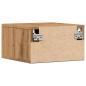 Preview: Wand-Nachttisch Artisan-Eiche 35x35x20 cm