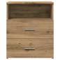 Preview: Nachttisch Artisan-Eiche 50x32x60 cm Holzwerkstoff