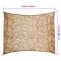 Preview: Tarnnetz mit Aufbewahrungstasche 618x512 cm Sandfarbe
