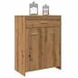 Preview: ARDEBO.de - Badschrank Artisan-Eiche 60x33x80 cm Holzwerkstoff