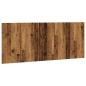 Preview: Kopfteil Altholz-Optik 200x1,5x80 cm Holzwerkstoff