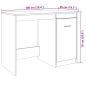 Preview: Schreibtisch Altholz-Optik 100x50x76 cm Holzwerkstoff