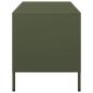 Preview: TV-Schrank Olivgrün 101,5x39x43,5 cm Kaltgewalzter Stahl