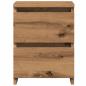 Preview: Nachttisch Artisan-Eiche 30x30x40 cm Holzwerkstoff