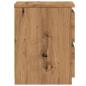 Preview: Nachttisch Artisan-Eiche 30x30x40 cm Holzwerkstoff
