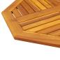 Preview: Tischplatte 70x70x2 cm Achteckig Massivholz Akazie