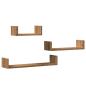 Preview: Wandregale 3 Stk. Artisan-Eiche Holzwerkstoff