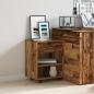 Preview: Rollcontainer Altholz-Optik 46x36x59 cm Holzwerkstoff