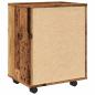 Preview: Rollcontainer Altholz-Optik 46x36x59 cm Holzwerkstoff