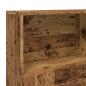 Preview: Kopfteil mit Stauraum Altholz-Optik 140x19x103,5 cm