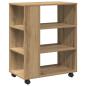 Preview: Rollcontainer Artisan-Eiche 60x35x75 cm Holzwerkstoff