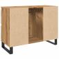 Preview: Waschbeckenunterschrank Artisan-Eiche 80x33x60 cm Holzwerkstoff