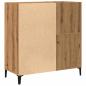 Preview: Plattenschrank Artisan-Eiche 84,5x38x89 cm Holzwerkstoff