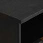 Preview: Nachttisch Schwarz 40x33x46 cm Holzwerkstoff