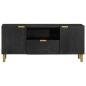 Preview: TV-Schrank Schwarz 105x33x46 cm Holzwerkstoff