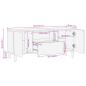Preview: TV-Schrank Schwarz 105x33x46 cm Holzwerkstoff