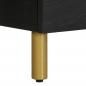 Preview: Nachttisch Schwarz 50x33x62 cm Holzwerkstoff