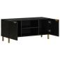 Preview: TV-Schrank Schwarz 105x33x46 cm Holzwerkstoff