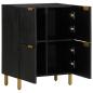 Preview: Sideboard Schwarz 60x33x75 cm Holzwerkstoff