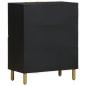 Preview: Sideboard Schwarz 60x33x75 cm Holzwerkstoff