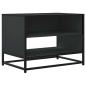 Preview: TV-Schrank Schwarz 61x40x46 cm Holzwerkstoff und Metall