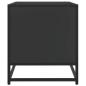 Preview: TV-Schrank Schwarz 61x40x46 cm Holzwerkstoff und Metall