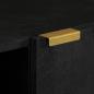 Preview: Sideboard Schwarz 90x35x75 cm Holzwerkstoff