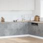 Preview: Schubunterschrank Betongrau 40x46x81,5 cm Holzwerkstoff