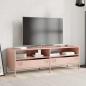 Preview: TV-Schrank Rosa 135x39x43,5 cm Kaltgewalzter Stahl