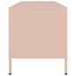 Preview: TV-Schrank Rosa 135x39x43,5 cm Kaltgewalzter Stahl