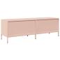 Preview: TV-Schrank Rosa 135x39x43,5 cm Kaltgewalzter Stahl