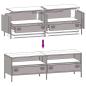 Preview: TV-Schrank Rosa 135x39x43,5 cm Kaltgewalzter Stahl