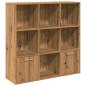 Preview: Bücherschrank Artisan-Eiche 98x29x97,5 cm Holzwerkstoff