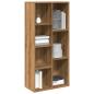 Preview: ARDEBO.de - Bücherregal Artisan-Eiche 50x25x104 cm