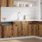 Preview: ARDEBO.de - Spülenunterschrank Altholz-Optik 80x46x81,5 cm Holzwerkstoff