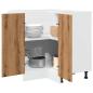 Preview: ARDEBO.de - Küchenschrank Artisan-Eiche 75,5x75,5x81,5 cm Holzwerkstoff