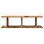 Preview: Wandregale 2 Stk. Altholz-Optik 75x18x20 cm Holzwerkstoff