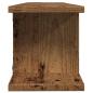 Preview: Wandregale 2 Stk. Altholz-Optik 75x18x20 cm Holzwerkstoff