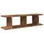 Preview: Wandregale 2 Stk. Altholz-Optik 75x18x20 cm Holzwerkstoff