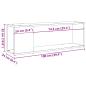 Preview: TV-Schrank Altholz-Optik 100x24x32 cm Holzwerkstoff