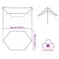 Preview: Tarp Braun 462x306x211 cm Wasserdicht