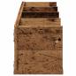 Preview: CD-Wandregal Altholz-Optik 100x18x18 cm Holzwerkstoff