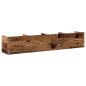 Preview: CD-Wandregal Altholz-Optik 100x18x18 cm Holzwerkstoff