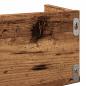Preview: CD-Wandregal Altholz-Optik 100x18x18 cm Holzwerkstoff